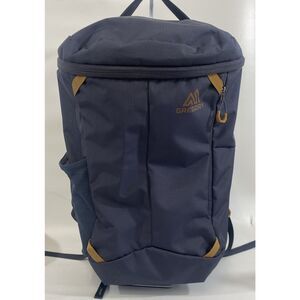 Gregory Rhune 25L Hiking Travel Pack Gray Yellow Zip Around Multi Compartments